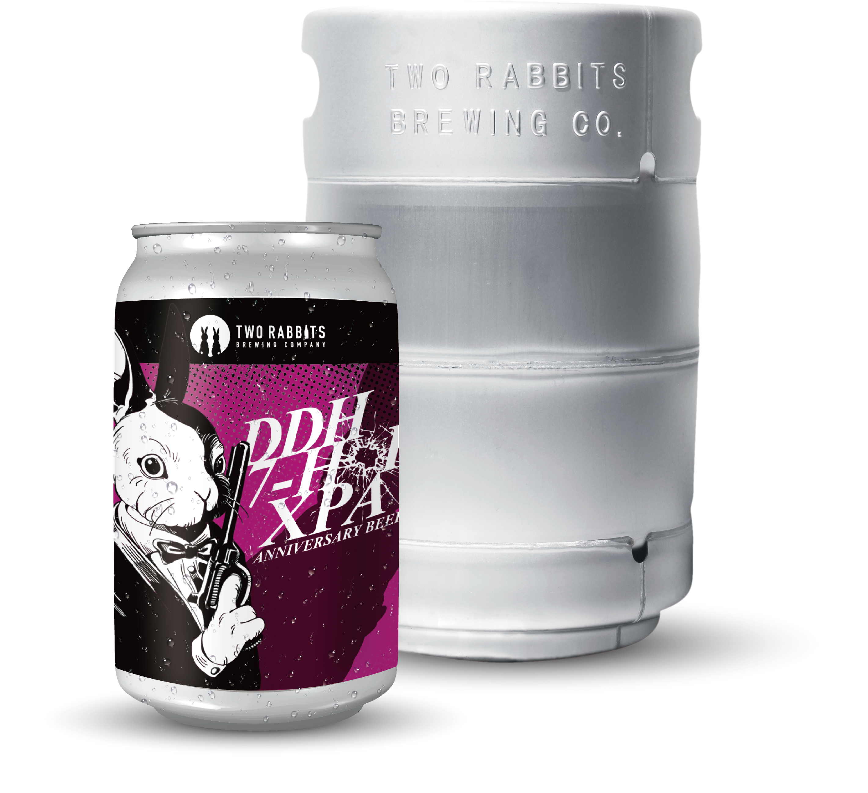 ビール ダブルドライホップ-7ホップXPA (7周年記念ビール) – TWO RABBITS