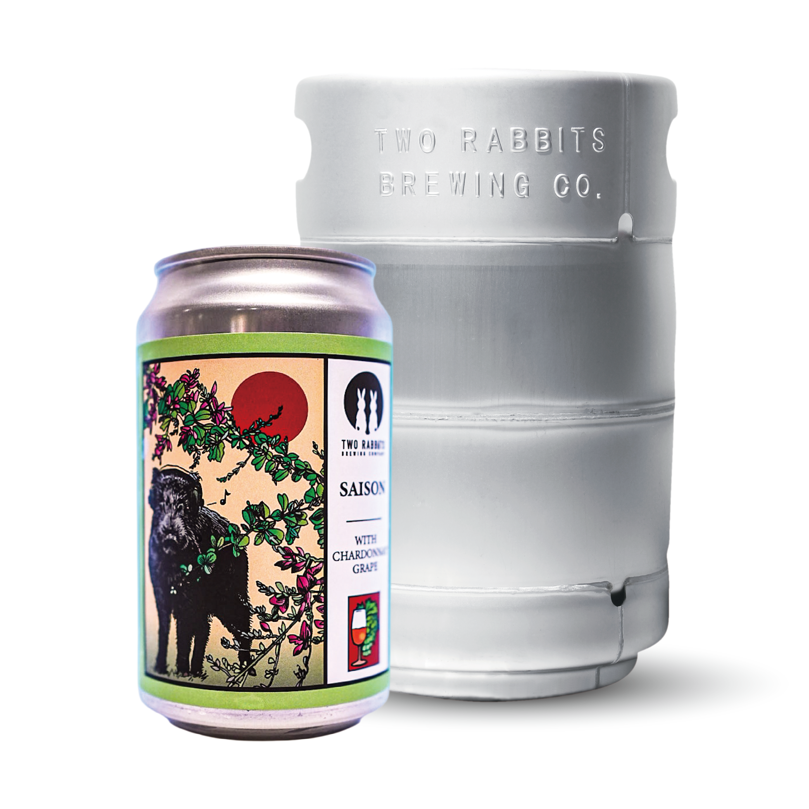 花札series- セゾン＜シャルドネ＞ – TWO RABBITS BREWING COMPANY