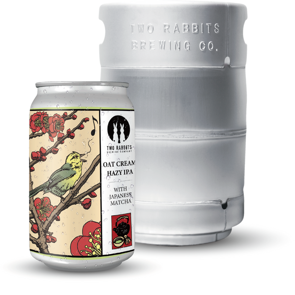 花札series- オーツ クリーム IPA ＜抹茶＞ – TWO RABBITS BREWING COMPANY