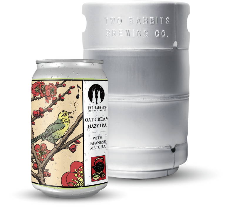 花札series- オーツ クリーム IPA ＜抹茶＞ – TWO RABBITS BREWING COMPANY
