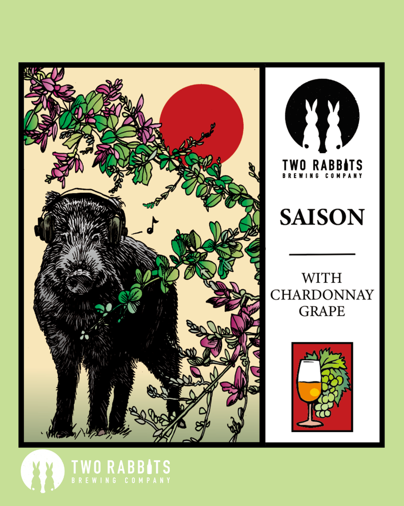花札series- セゾン＜シャルドネ＞ – TWO RABBITS BREWING COMPANY